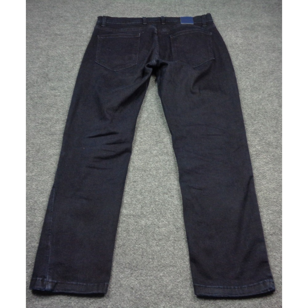 Mugsy Darkest Blues Jeans Men's 36x30 Blue Denim Stretch Comfort Dark Wash - Picture 2 of 13